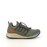 Green Comfort Path Pipi – olivengrøn outdoor sneaker med H-læst & svangstøtte
