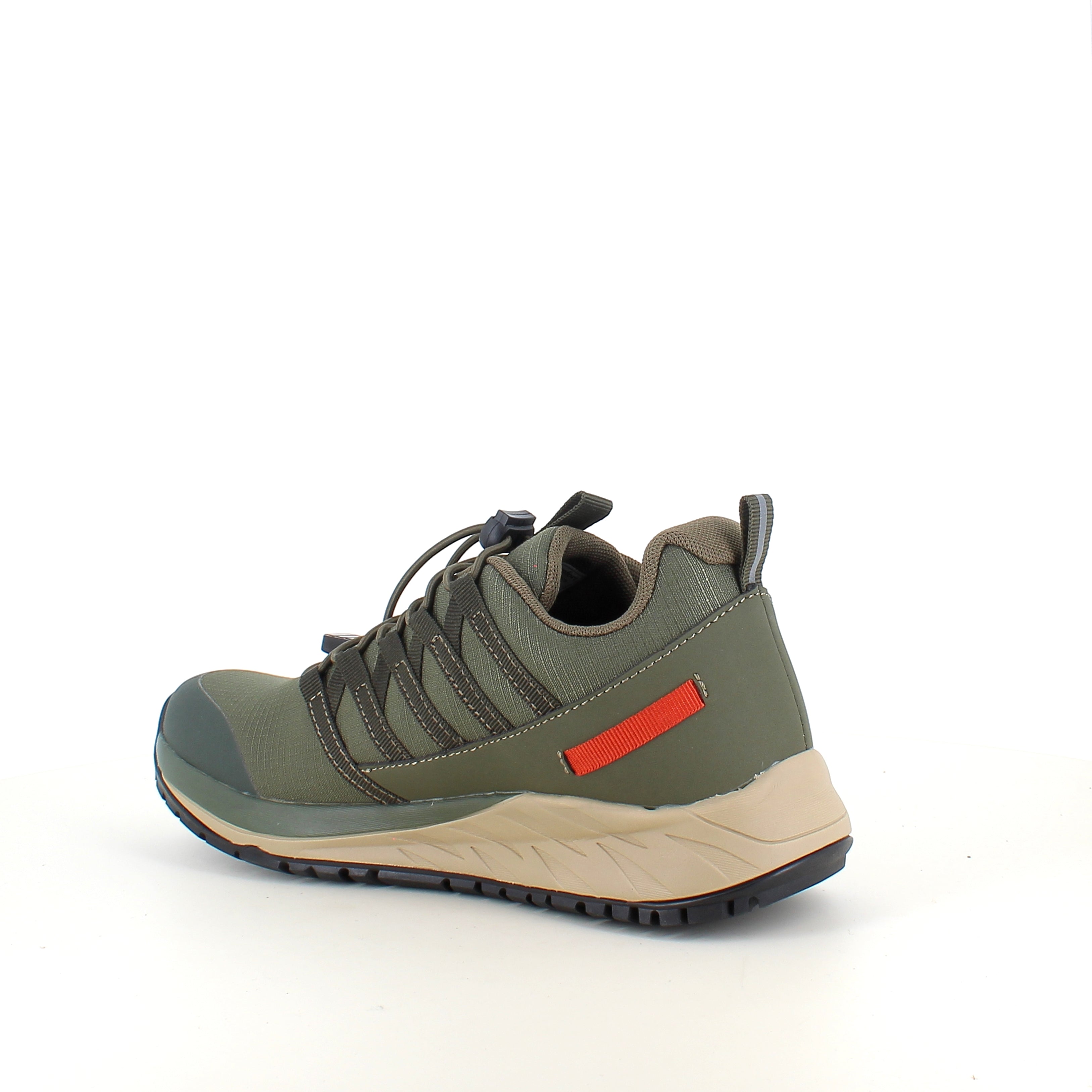 Green Comfort Path Pipi – olivengrøn outdoor sneaker med H-læst & svangstøtte