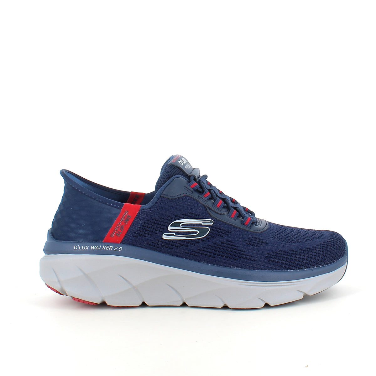 Skechers Slip-ins DLux Walker 2.0 – bred og stødabsorberende sko med Memory Foam