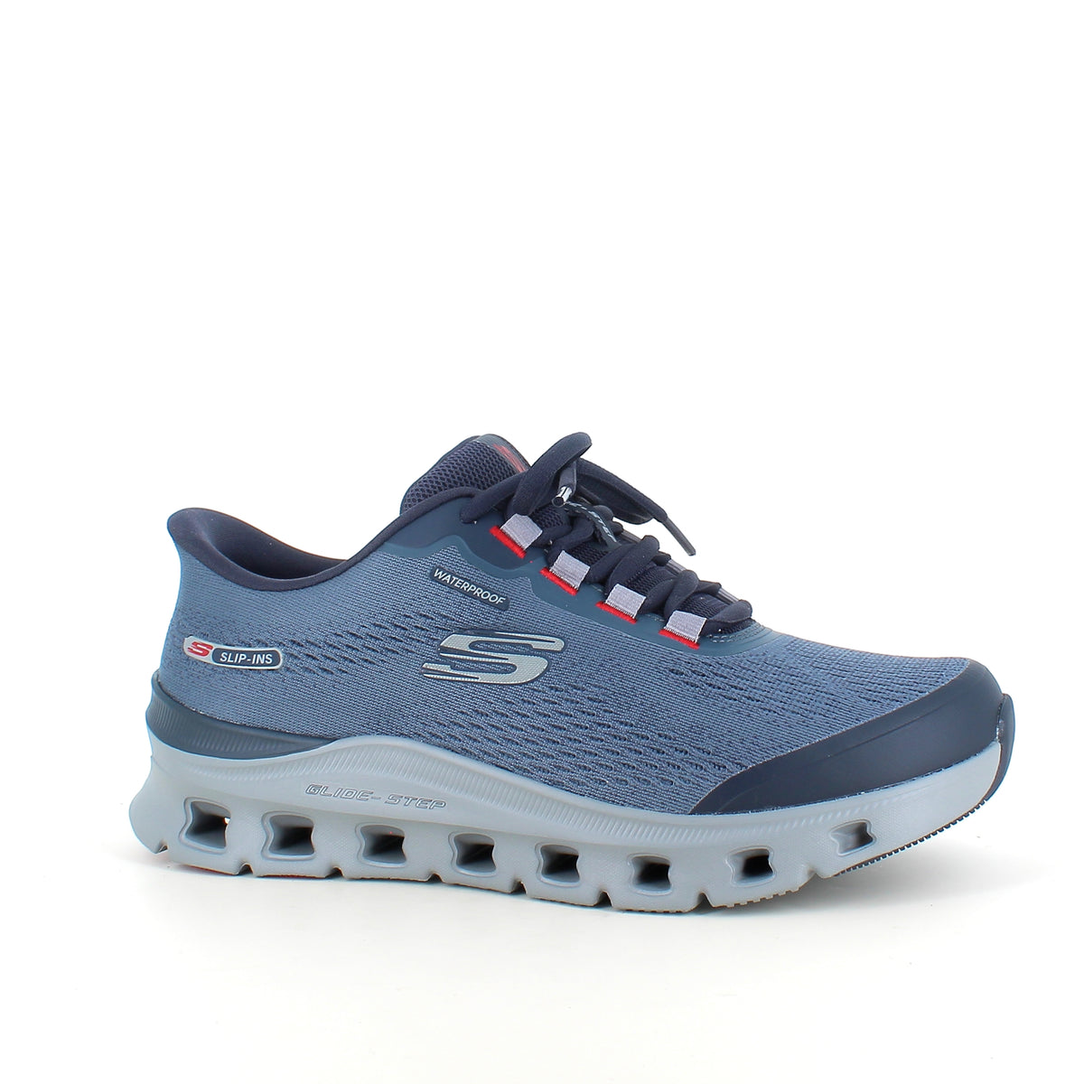 Blå Skechers Glide-Step Pro – vandtæt Slip-ins sko med Memory Foam