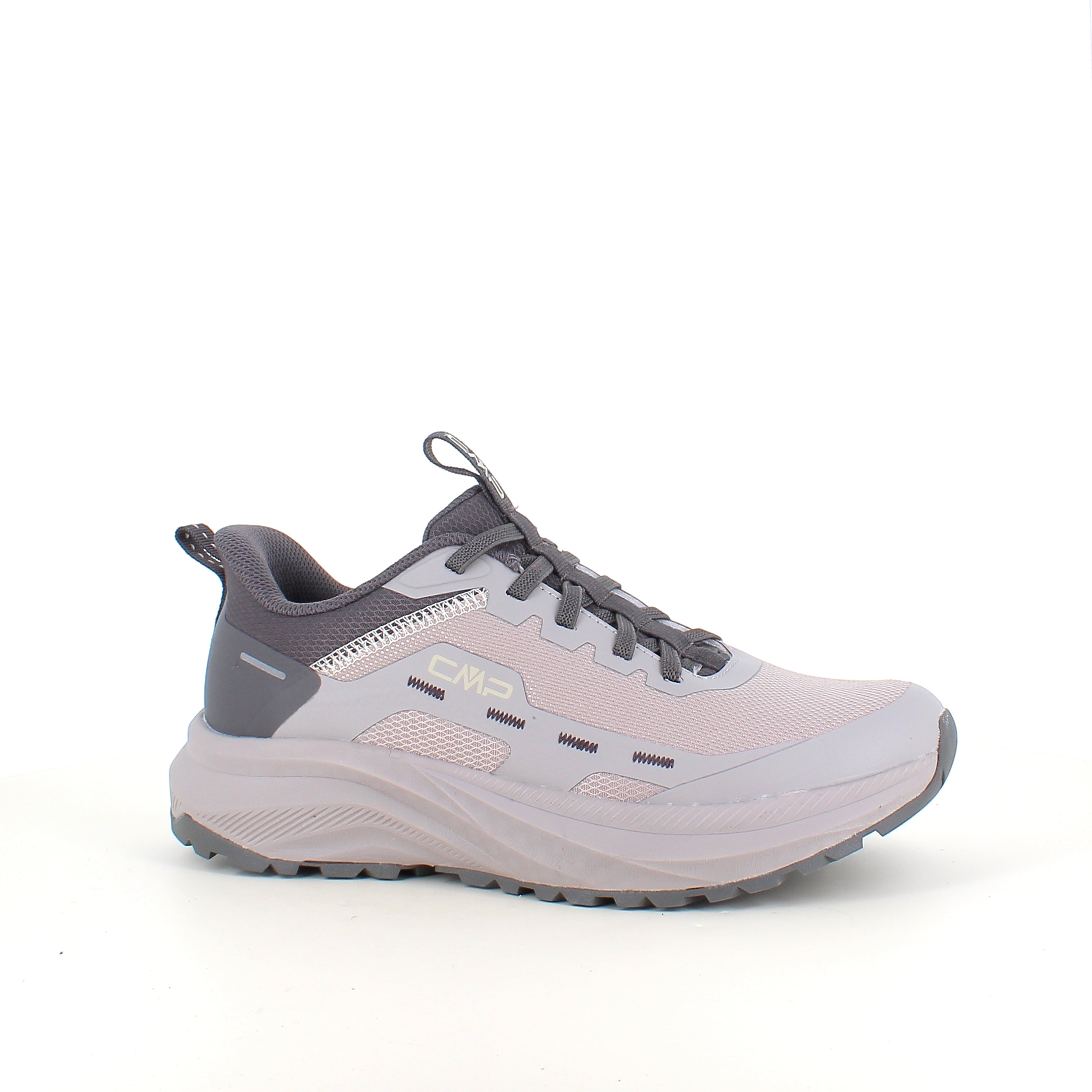 CMP Kymber Easy-Fit – lys grå sneaker med elastiksnørebånd