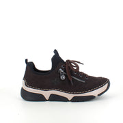 Rieker sneakers til dame i brun – blød komfort & stødabsorbering til hverdagen