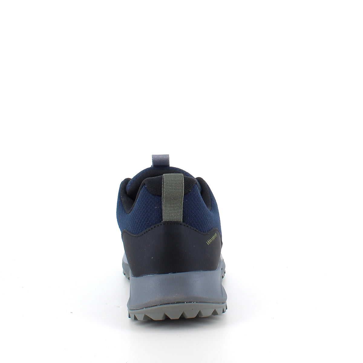 Vandtæt herre outdoorsko i navy med svangstøtte og bred pasform fra Green Comfort