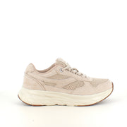 Endurance komfortsko til dame – beige sneaker med let & stødabsorberende sål