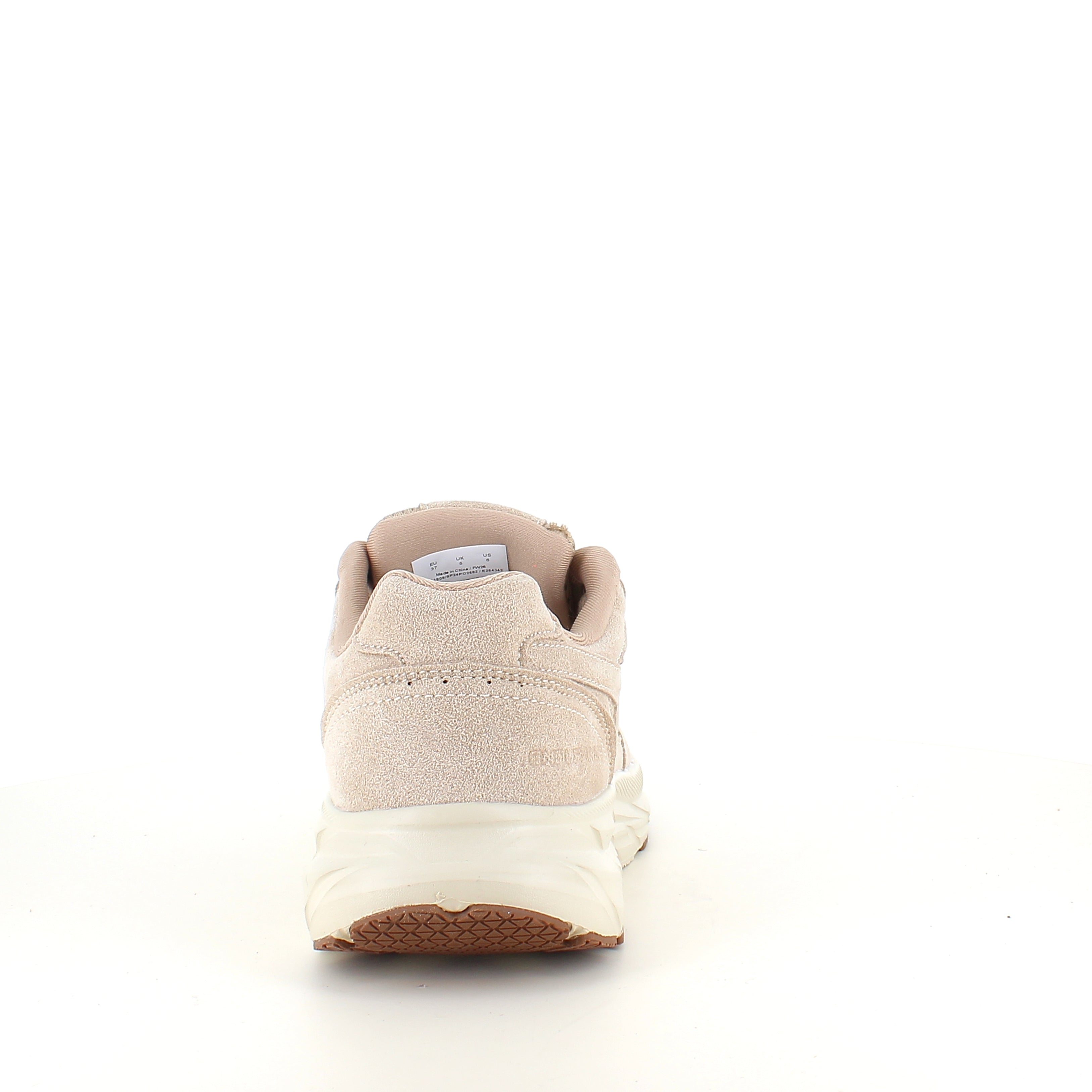 Endurance komfortsko til dame – beige sneaker med let & stødabsorberende sål