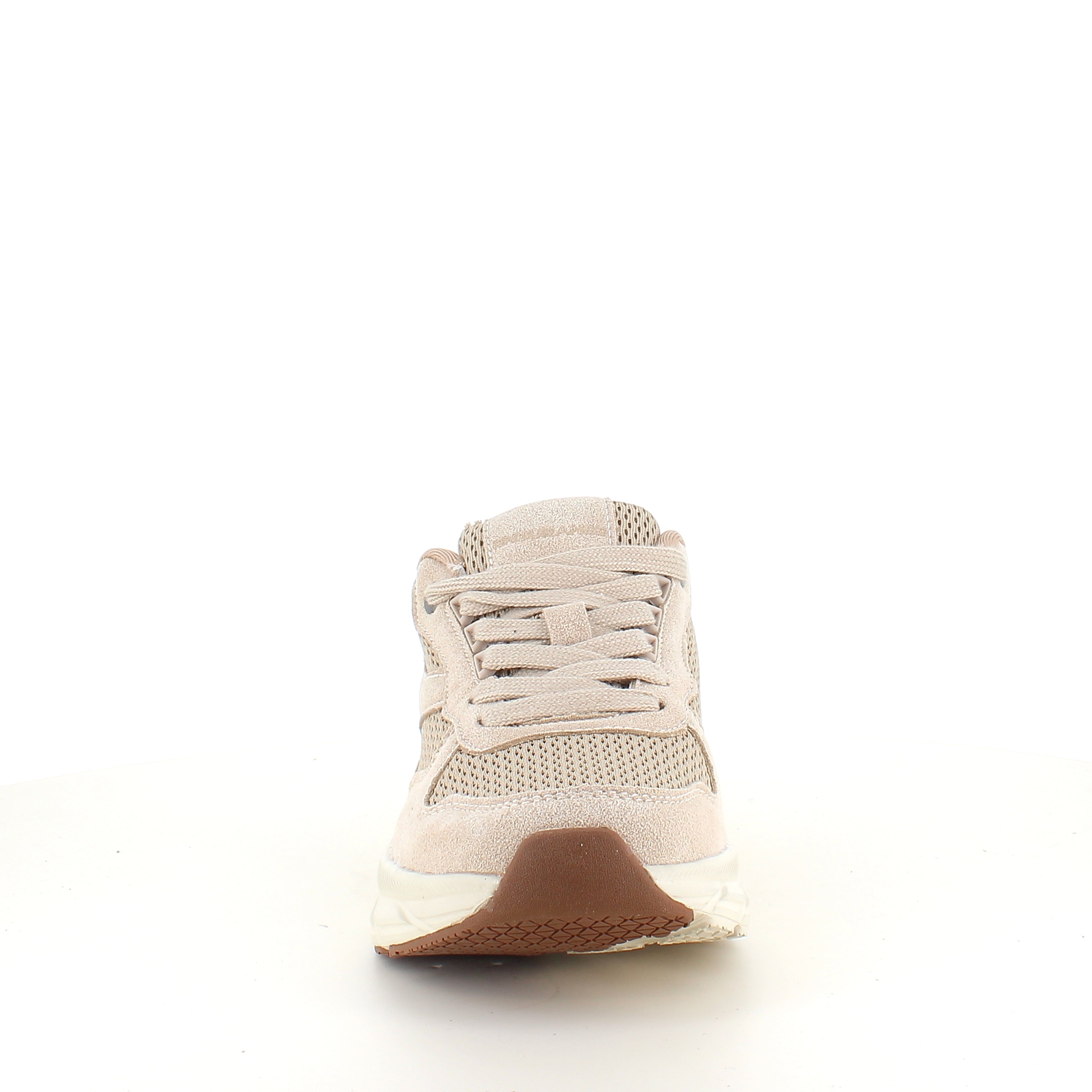 Endurance komfortsko til dame – beige sneaker med let & stødabsorberende sål