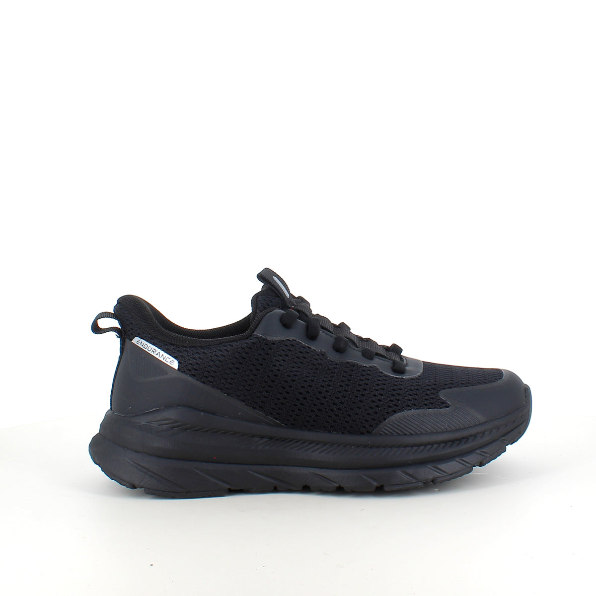 Endurance Beliso StepGo – sort unisex sneaker til kvinder & mænd