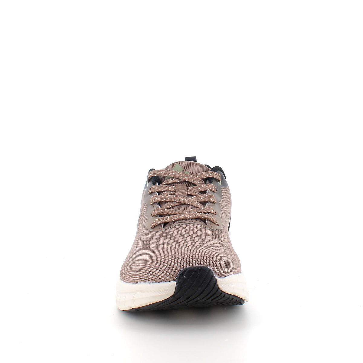 Ekstra bred sneaker med stødabsorbering og åndbar overdel i taupe