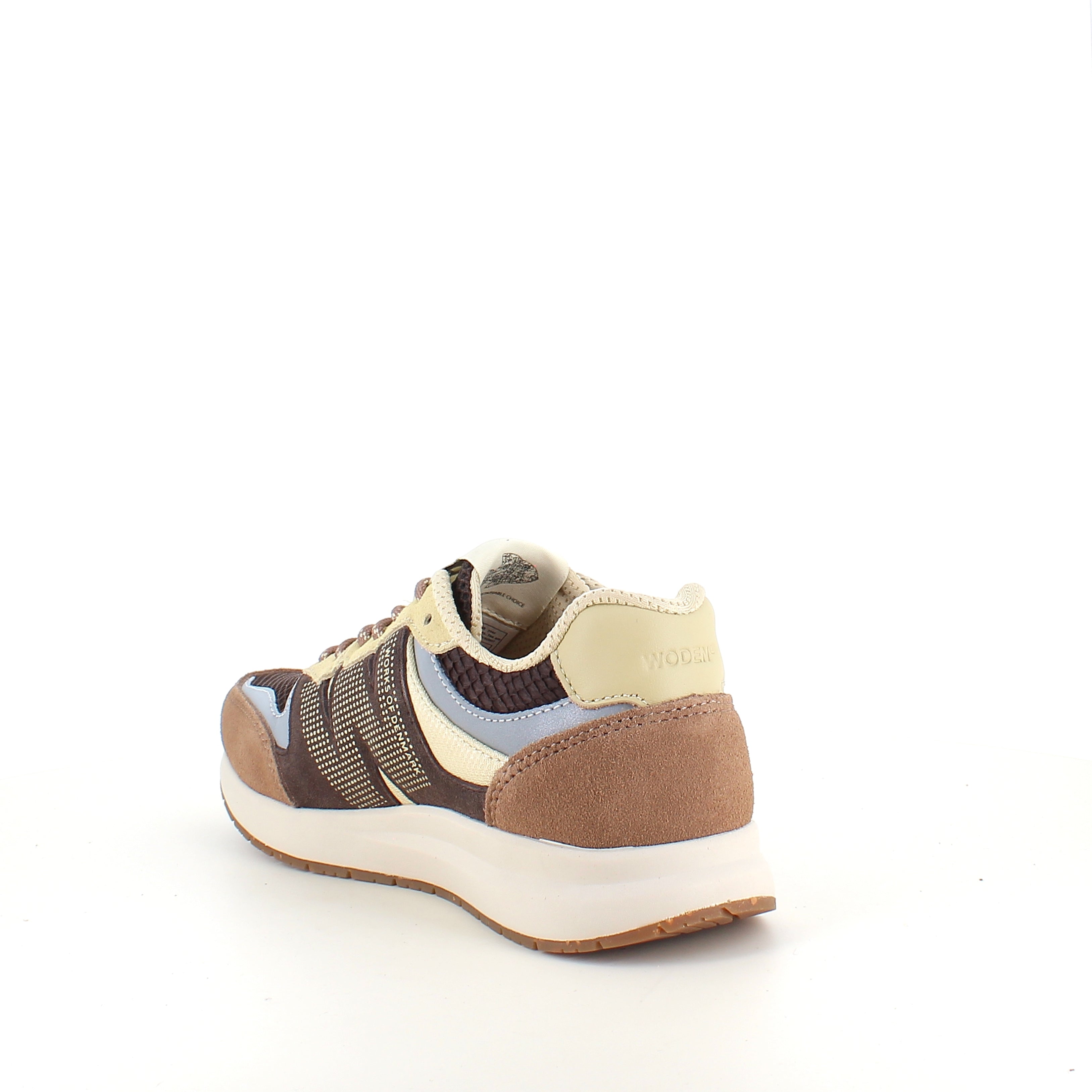 Woden Rigmor Open Mesh – let & åndbar sneaker i Chocolate Multi