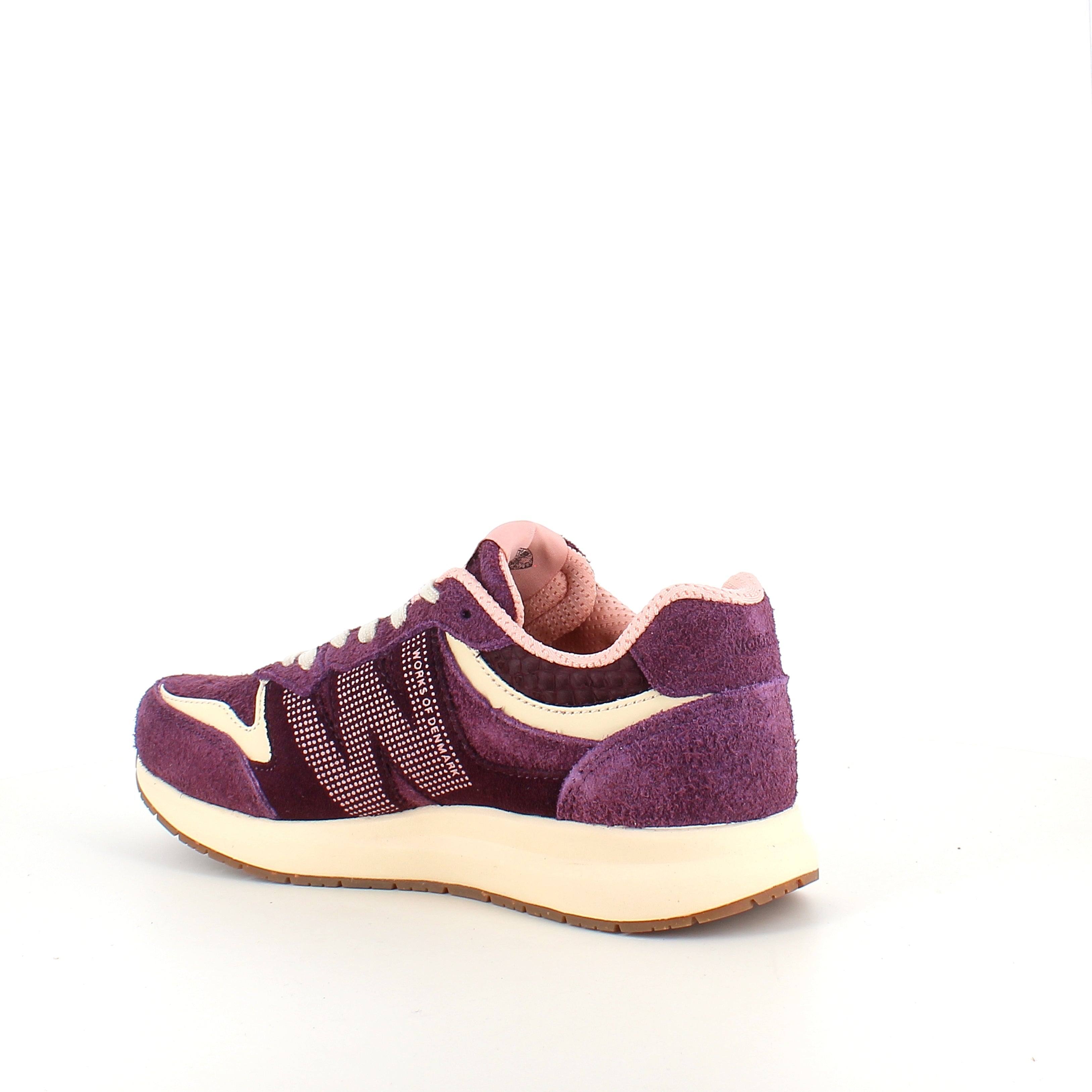 Woden Rigmor Suede – lyngfarvet sneaker i ruskind med blød komfort