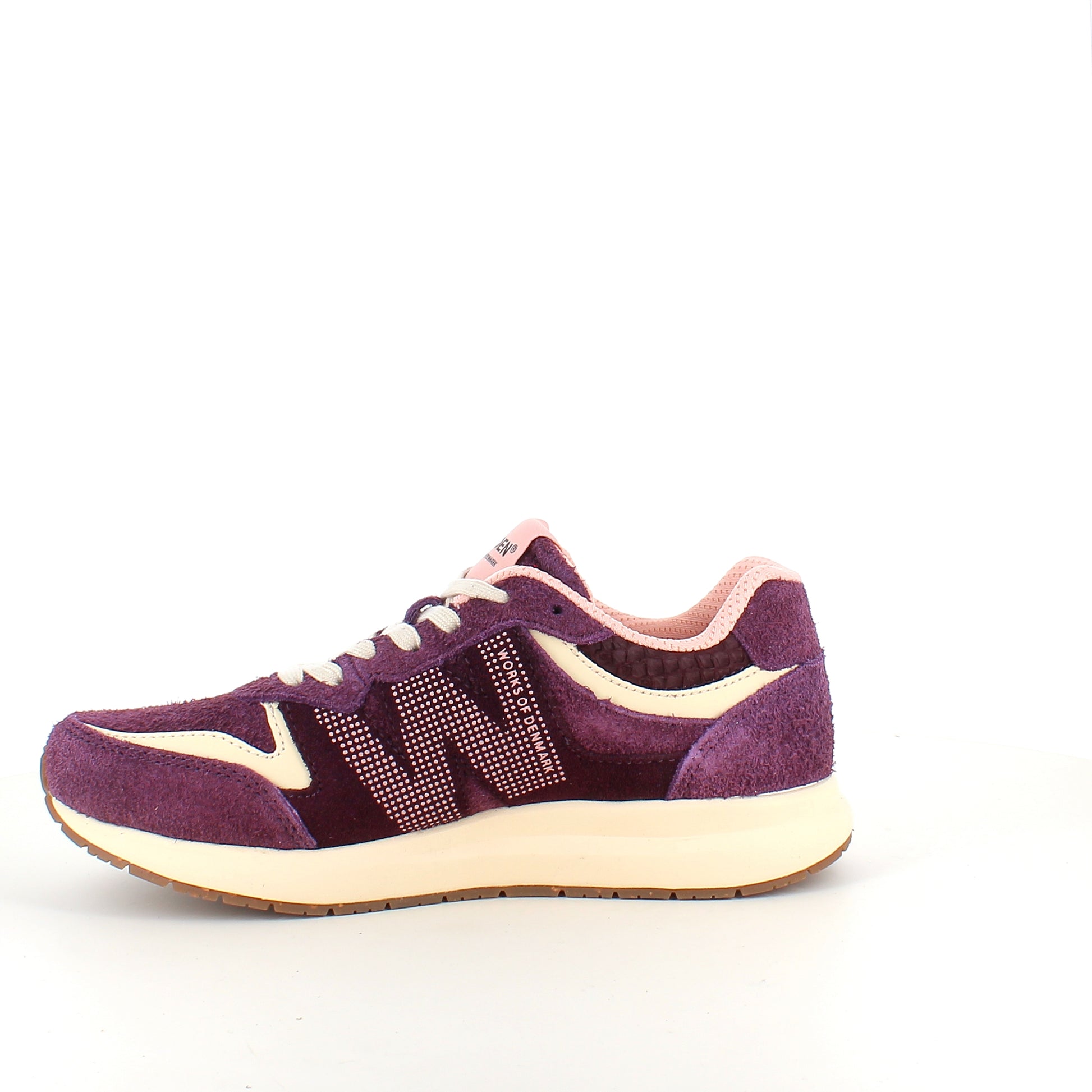 Woden Rigmor Suede – lyngfarvet sneaker i ruskind med blød komfort