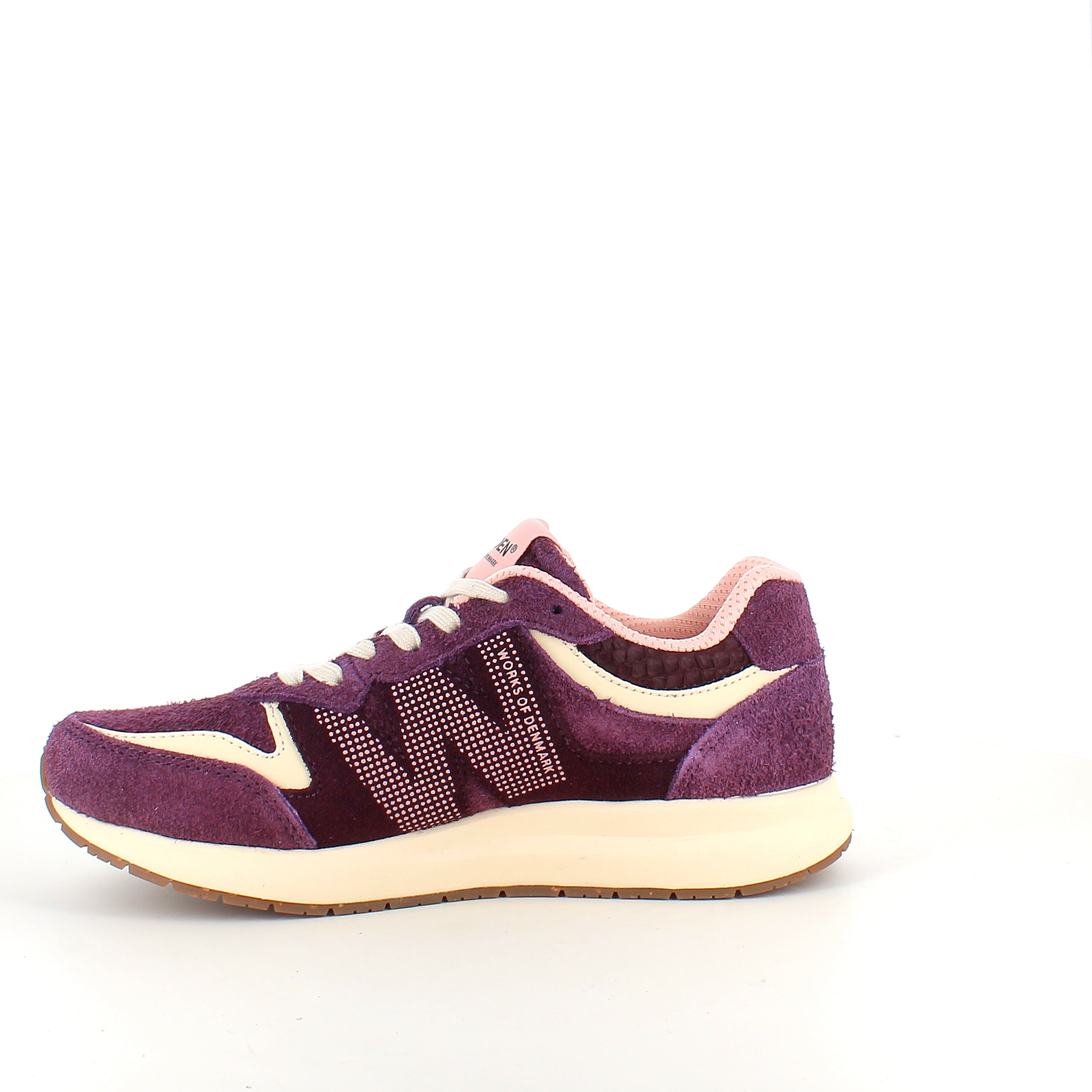 Woden Rigmor Suede – lyngfarvet sneaker i ruskind med blød komfort