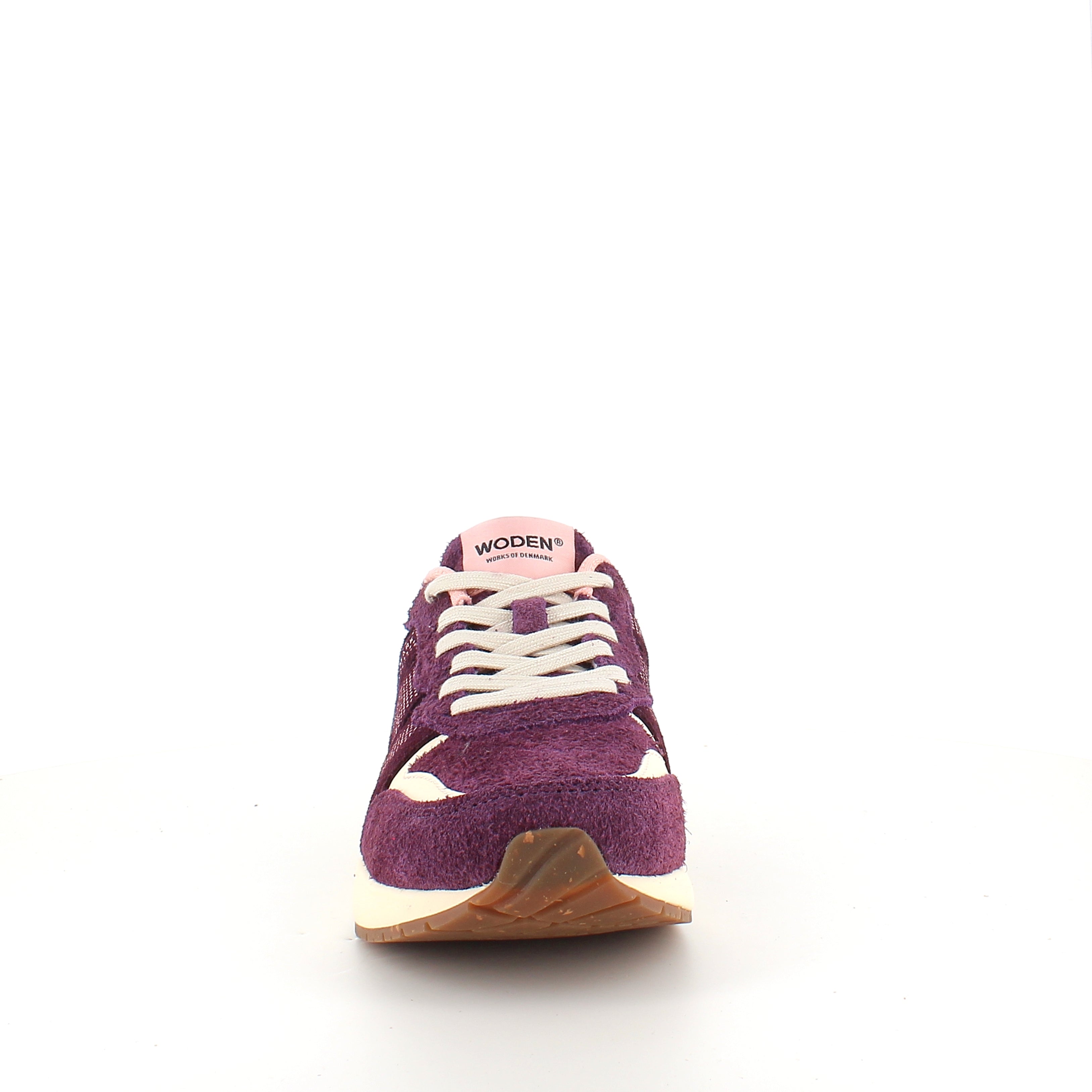 Woden Rigmor Suede – lyngfarvet sneaker i ruskind med blød komfort