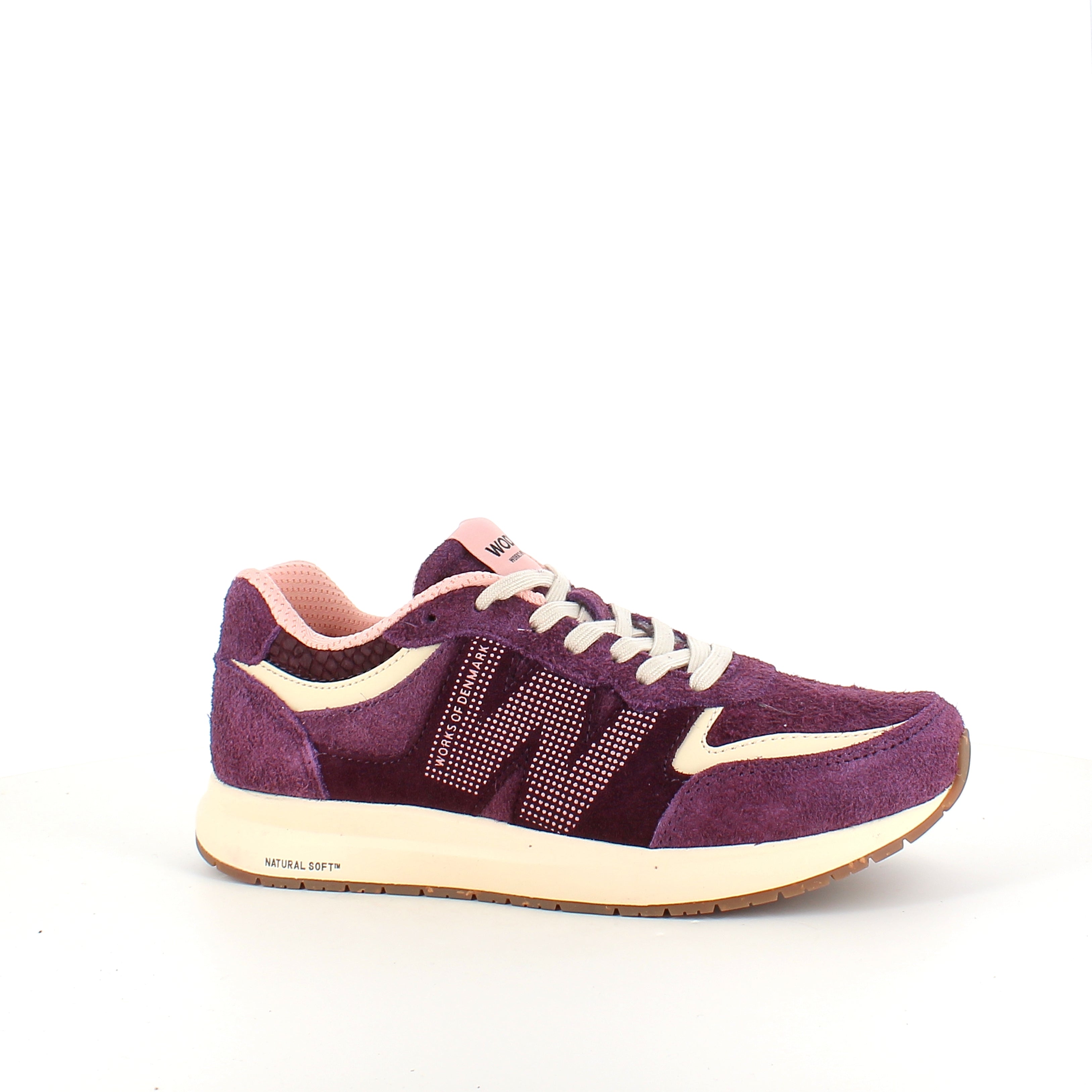 Woden Rigmor Suede – lyngfarvet sneaker i ruskind med blød komfort