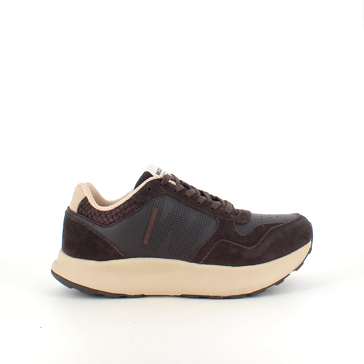 Mathilde Runner Leather – chokoladebrun Woden sneaker med let gængesål