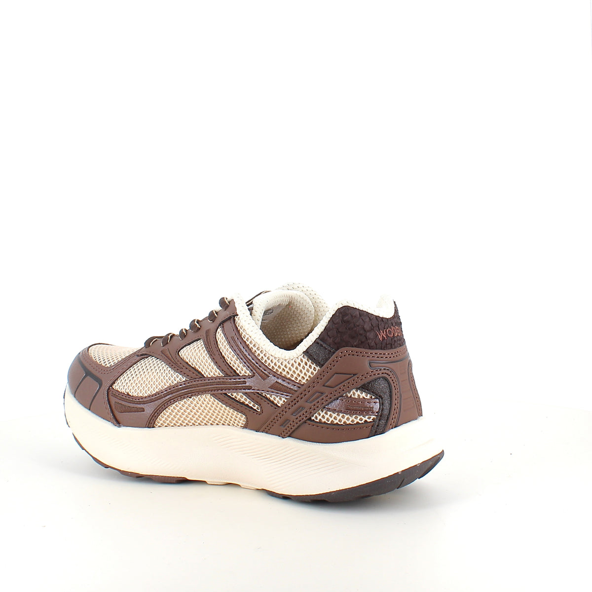 Woden Freja Runner – brun sneaker med let gængesål