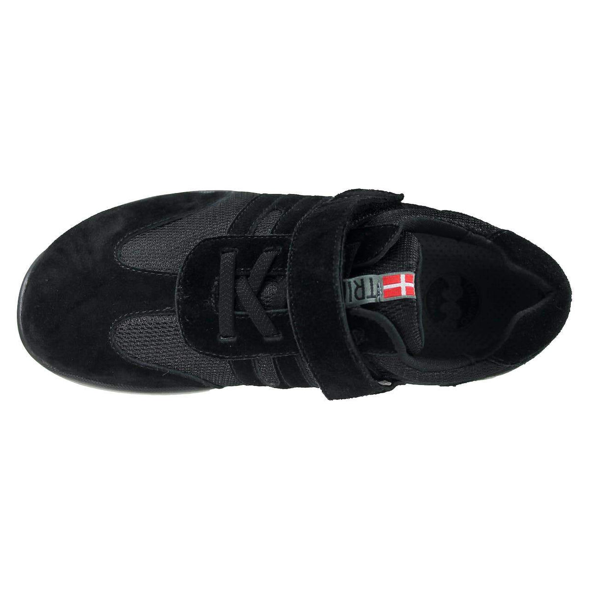 Sorte Go Easy sko med velcro