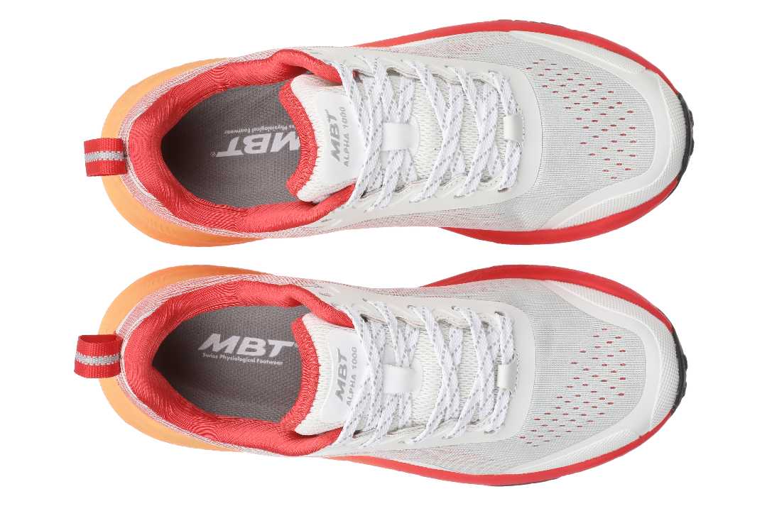MBT Alpha 1000 White/Red – Outdoor sneakers med støtte & ekstra greb