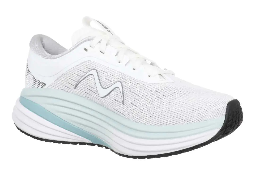 MBT M-3000 II White/Light Blue – Bred løbesko med støtte & stødabsorbering