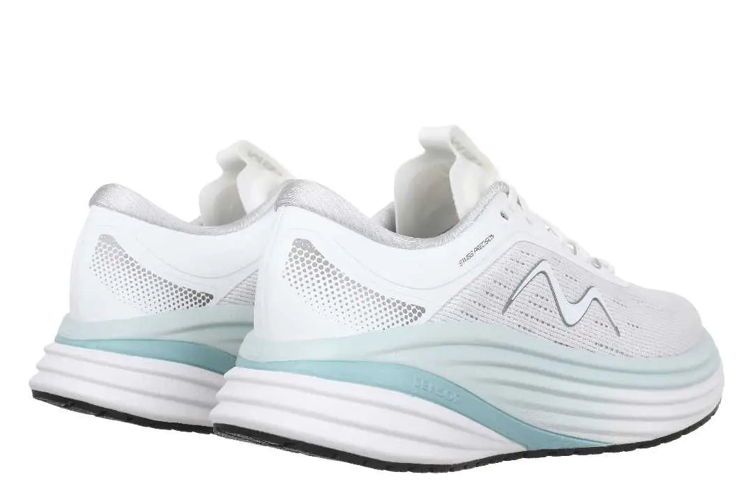 MBT M-3000 II White/Light Blue – Bred løbesko med støtte & stødabsorbering