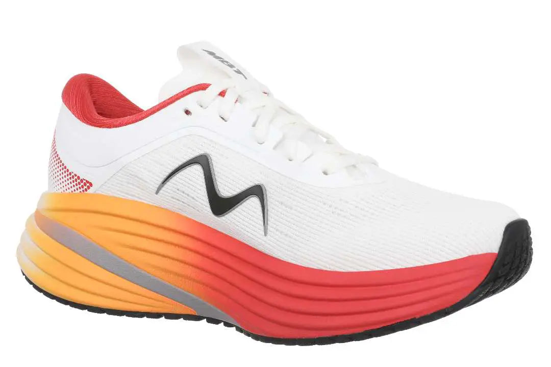 MBT M-3000 II White/Red – Bred løbesko med ekstra støtte & stødabsorbering