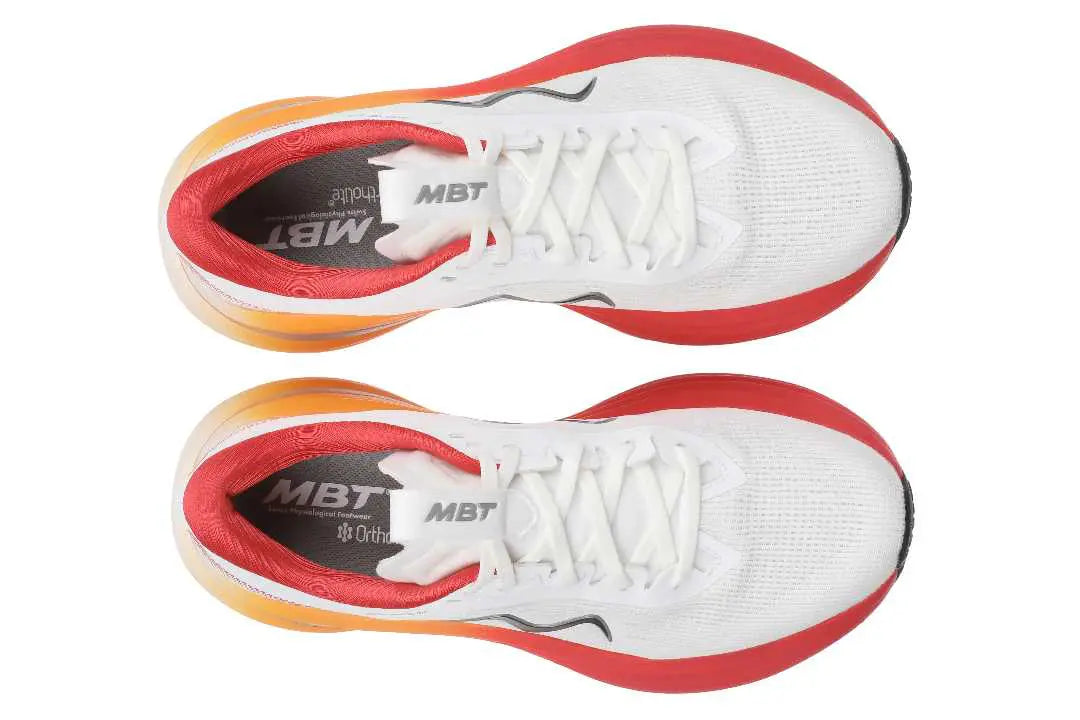 MBT M-3000 II White/Red – Bred løbesko med ekstra støtte & stødabsorbering