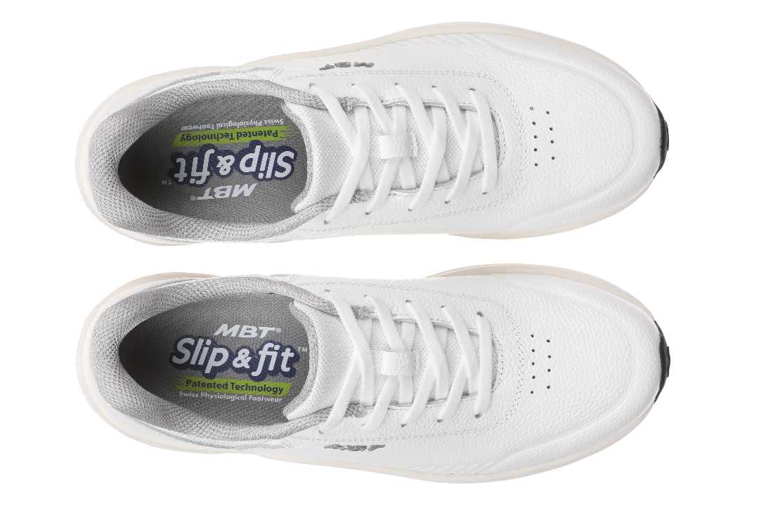 M3600X White – Hvide komfort sneakers med Slip & Fit
