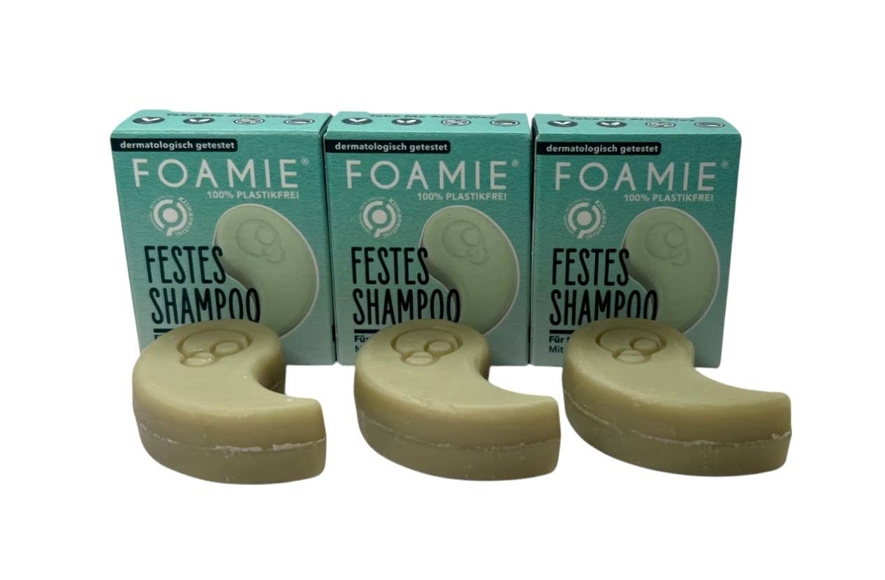 FOAMIE fast shampoo i rejsestørrelse