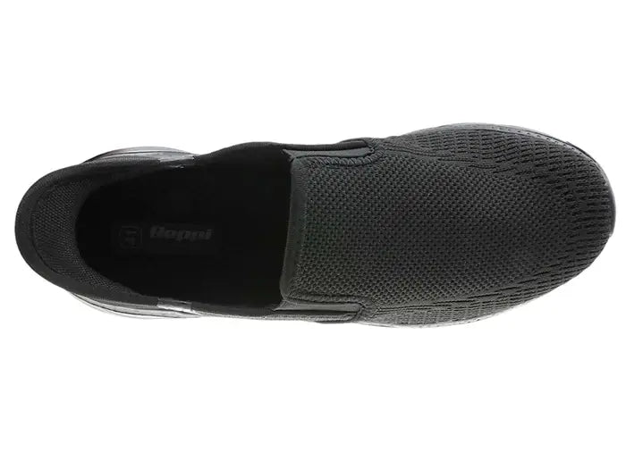 Let slip-on sko i sort – åndbar og nem at tage på