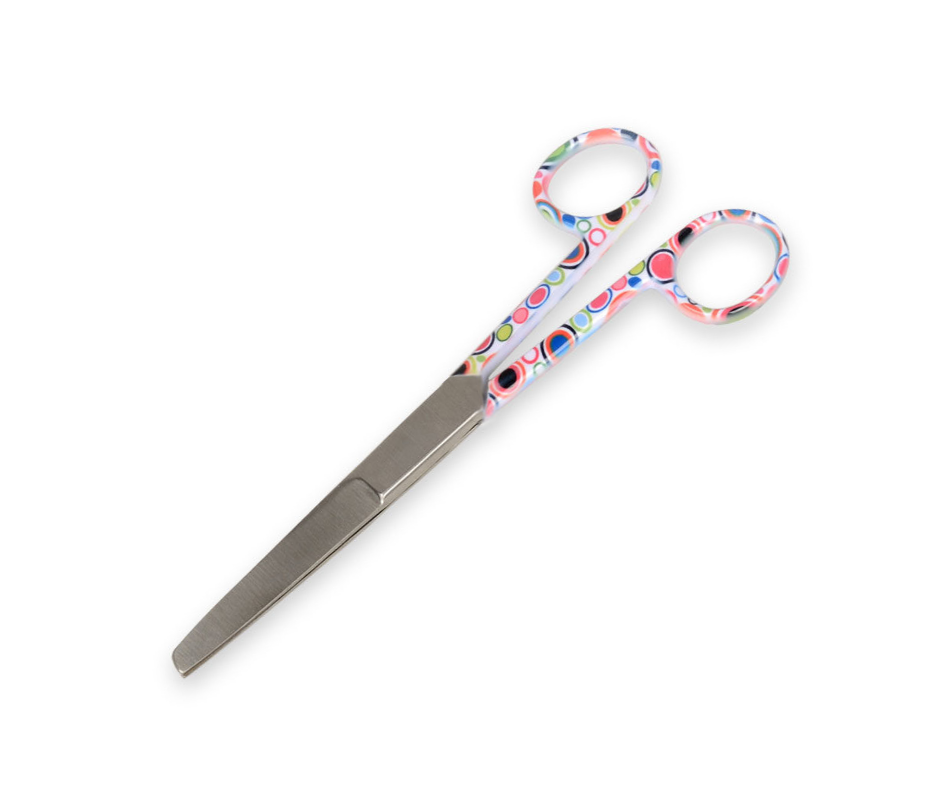 Sygeplejesaks lige med bobler print og gravering