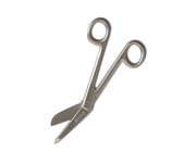 Bandagesaks i stål med gravering