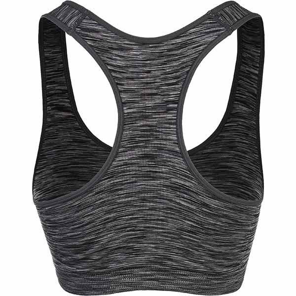 Gråmeleret BH med god støtte