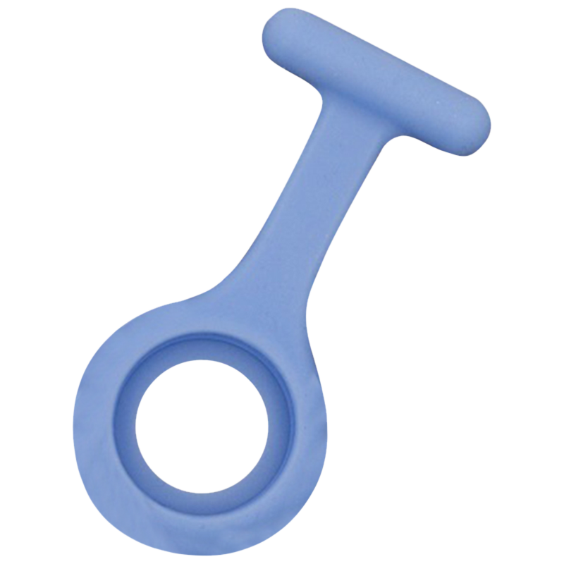 Silikone sygeplejeur med hvid urskive & 3 ekstra covers – praktisk, hygiejnisk & let at aflæse