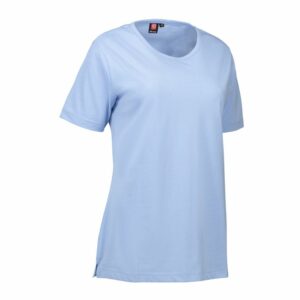 Nybo Lyseblå Dame Pro Wear T-Shirt, Slidstærk, Figursyet