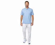 Nybo Lyseblå Herre Prowear Poloshirt, Slidstærk, Brystlomme