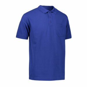 Nybo Kongeblå Herre Prowear Polo, Ekstra Slidstærk, Brystlomme