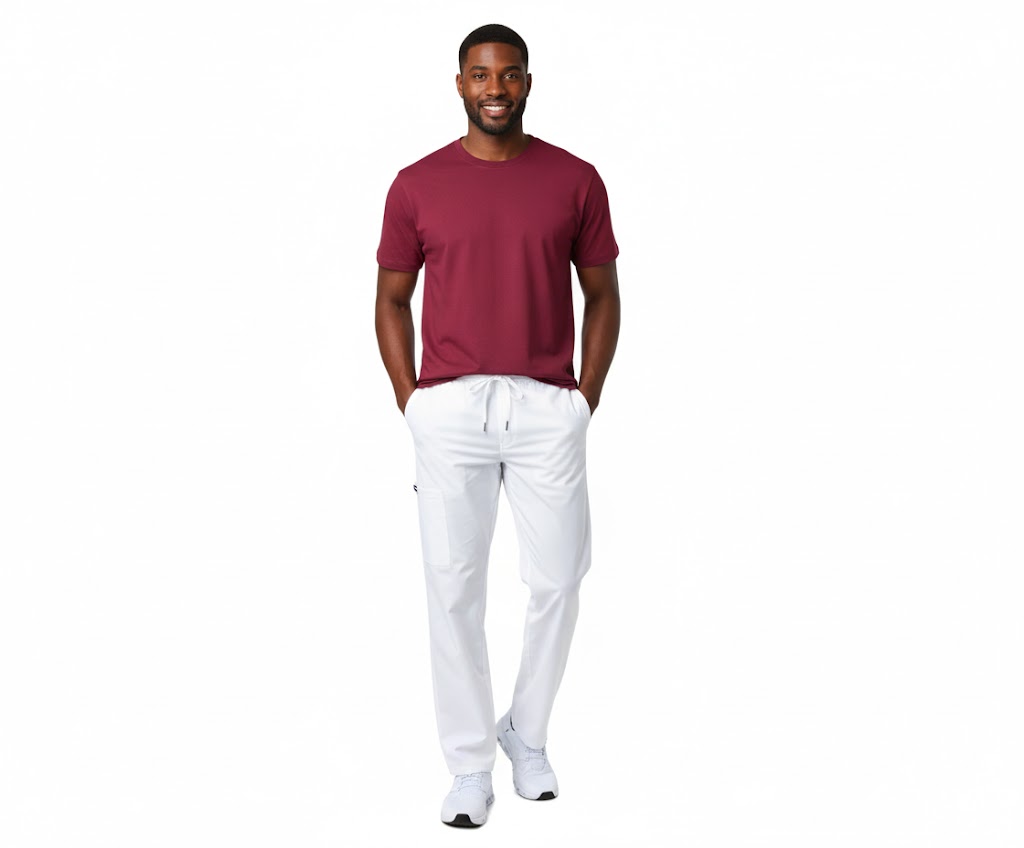 Nybo Bordeaux Herre Basic T-Shirt, Klassisk Model, Holder Faconen