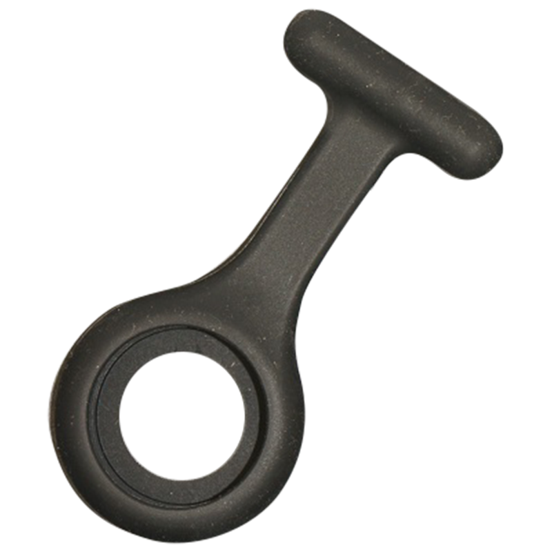 Silikone sygeplejeur med hvid urskive & 3 ekstra covers – praktisk, hygiejnisk & let at aflæse