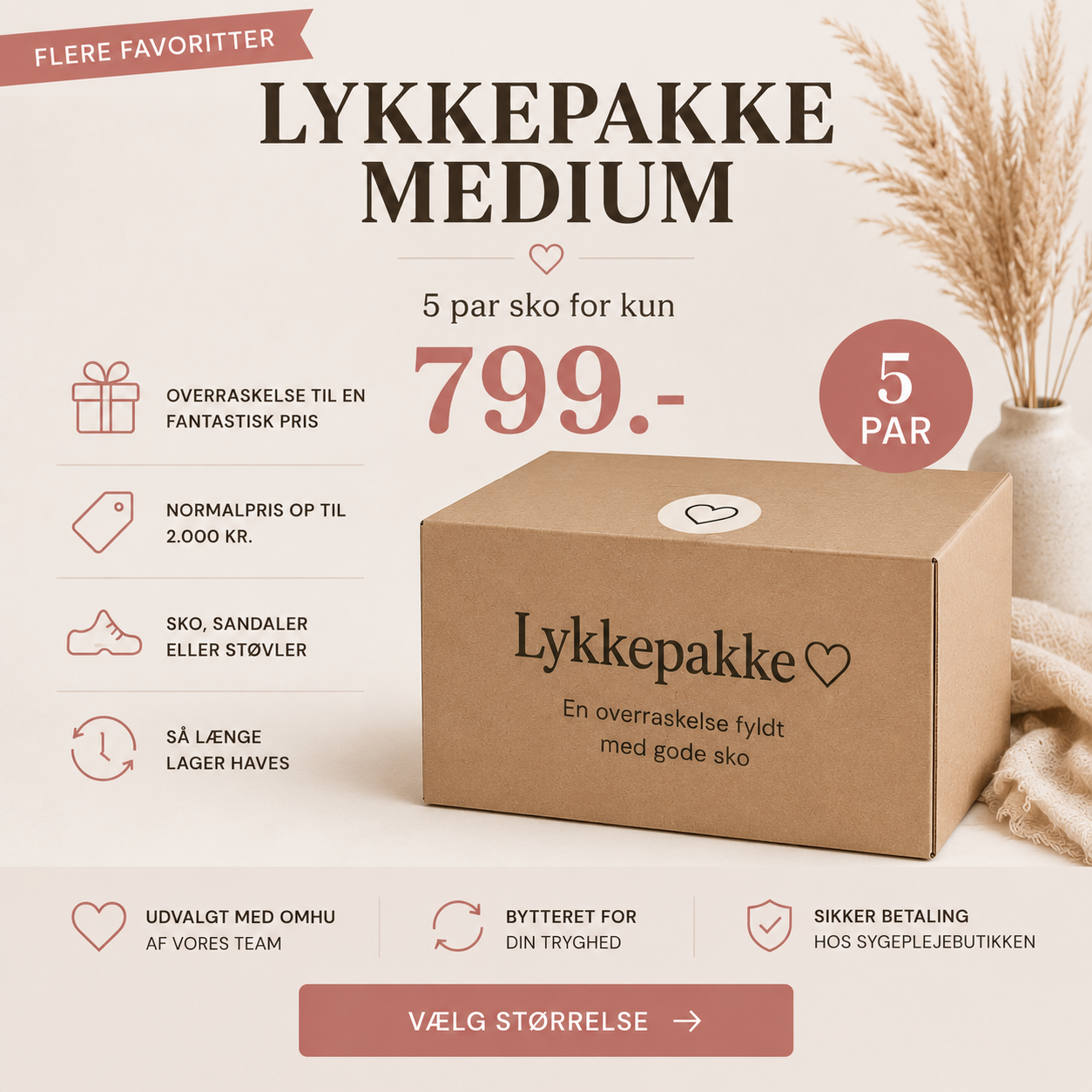 Lykkepakke medium