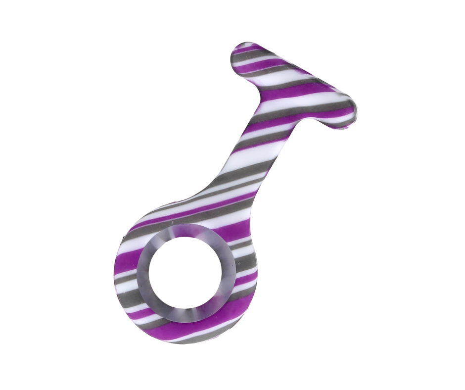 Silikone sygeplejeur med hvid urskive & 3 ekstra covers – praktisk, hygiejnisk & let at aflæse