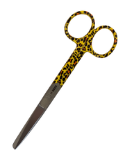 Sygeplejesaks lige med leopard print