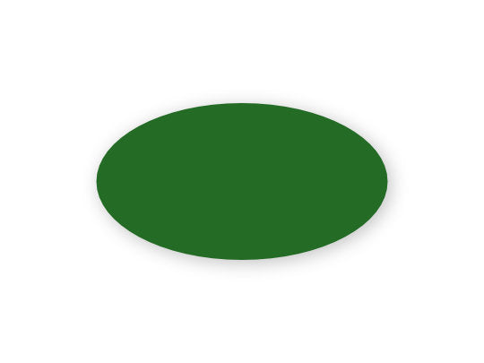 Rundt navneskilt med magnet