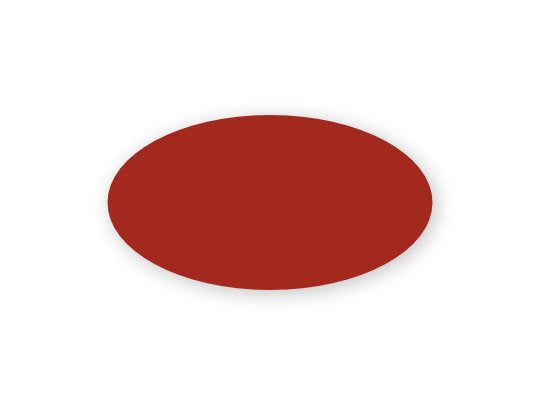 Rundt navneskilt med nål