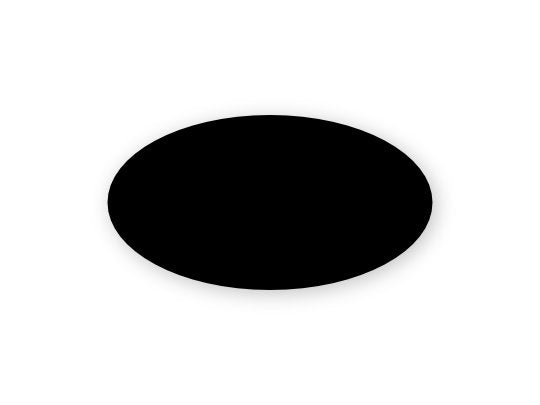 Rundt navneskilt med magnet