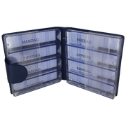 Pille æske Medimax, 7 æsker med ugedag og en blank