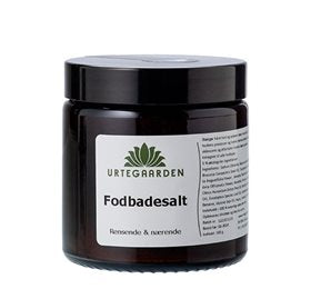 Urtegaarden fodbadesalt – Rensende og blødgørende fodbad til trætte og ømme fødder