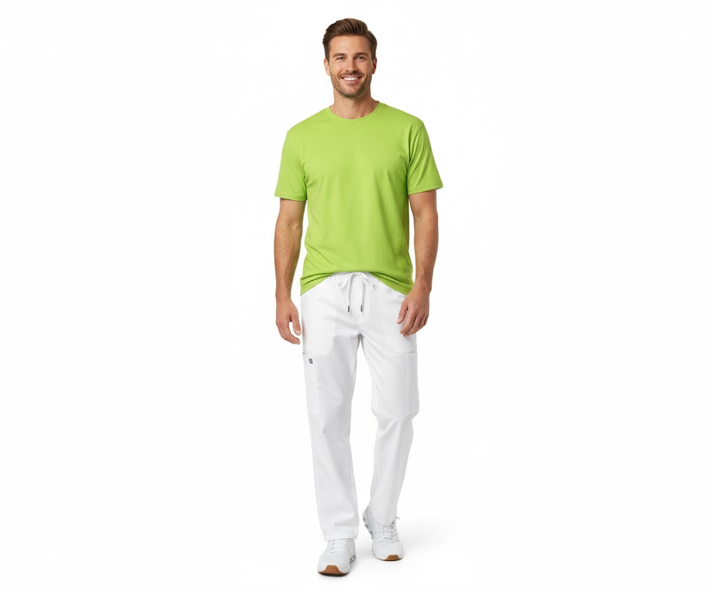 Nybo Lime Herre Basic T-shirt, Klassisk Model, Holder Faconen