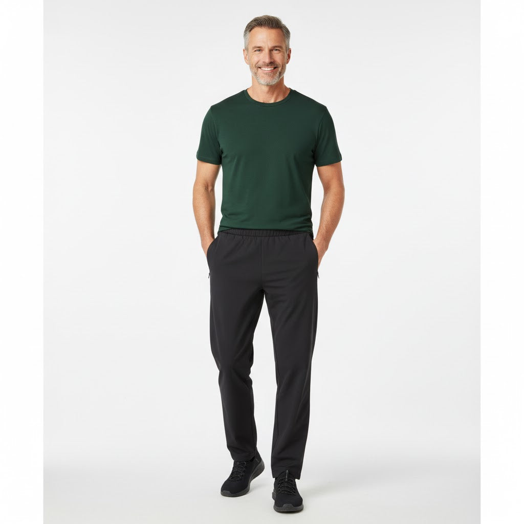 Nybo Flaskegrøn Herre Prowear T-shirt, Kortærmet, Ekstra Slidstærk