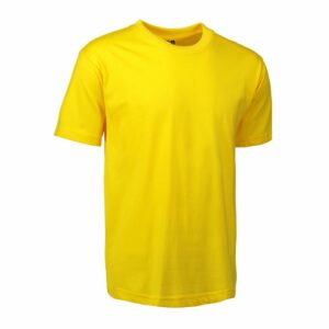 Nybo Gul Herre Basic T-Shirt, Klassisk Model, Holder Faconen