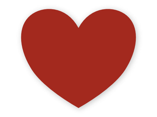 Hjertenavneskilt til kitlen med nål